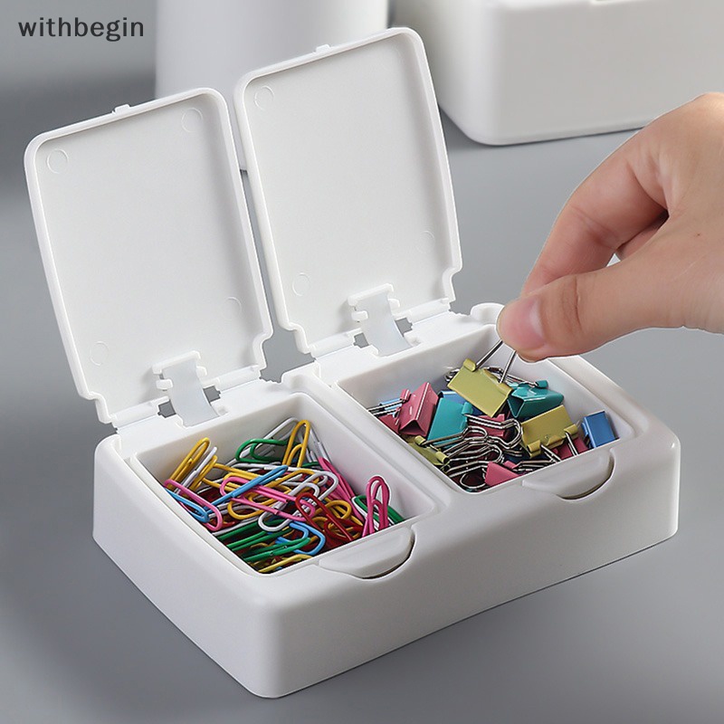 Hộp Đựng Tăm Bông cotton mini Để Bàn Có Nắp Đậy Chống Bụi Bằng Nhựa