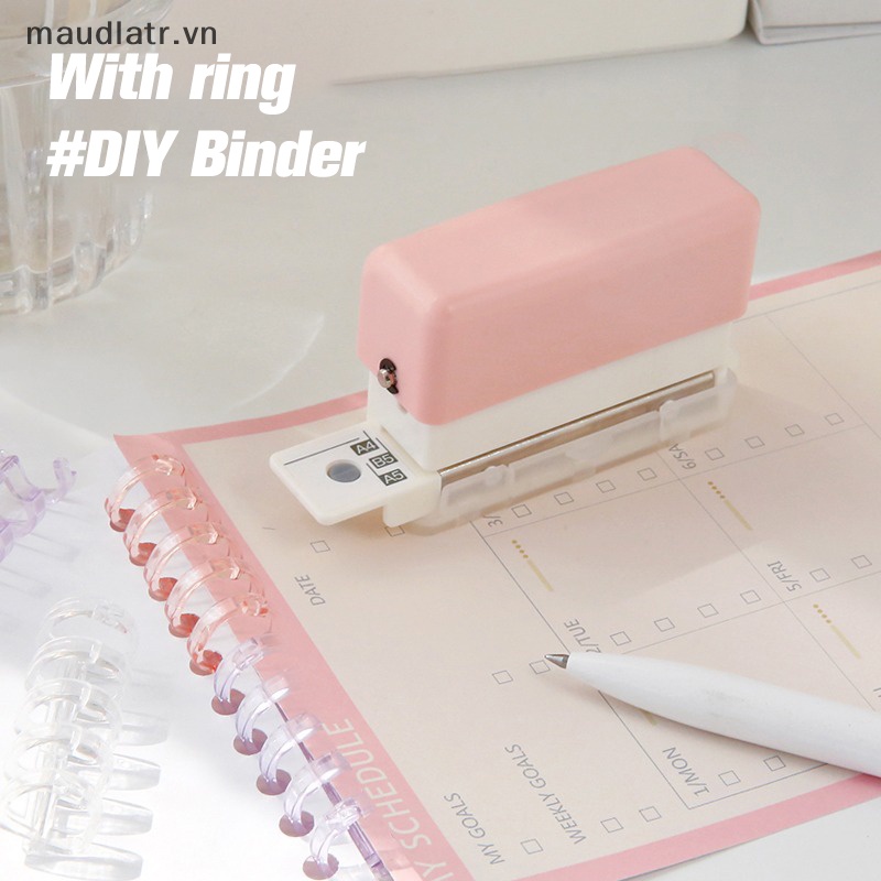 Dụng Cụ Đục Lỗ Giấy 6 Lỗ Khổ a4 b5 diy Tiện Dụng