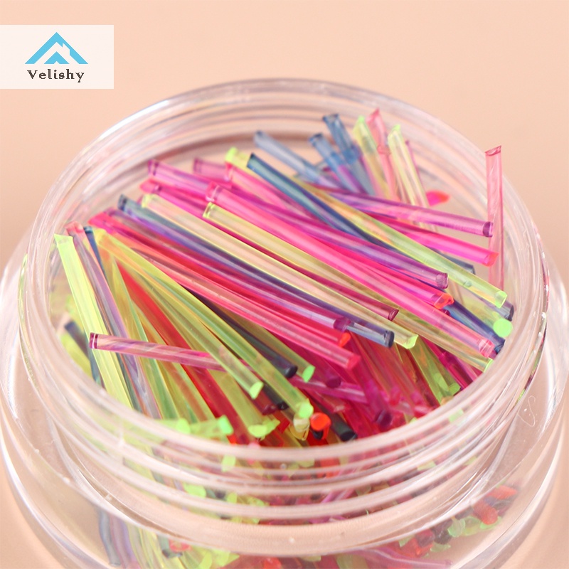 Velishy Set 60 / 200 Khuyên Tai Nhựa Chống Dị Ứng Nhiều Màu Sắc Thời Trang