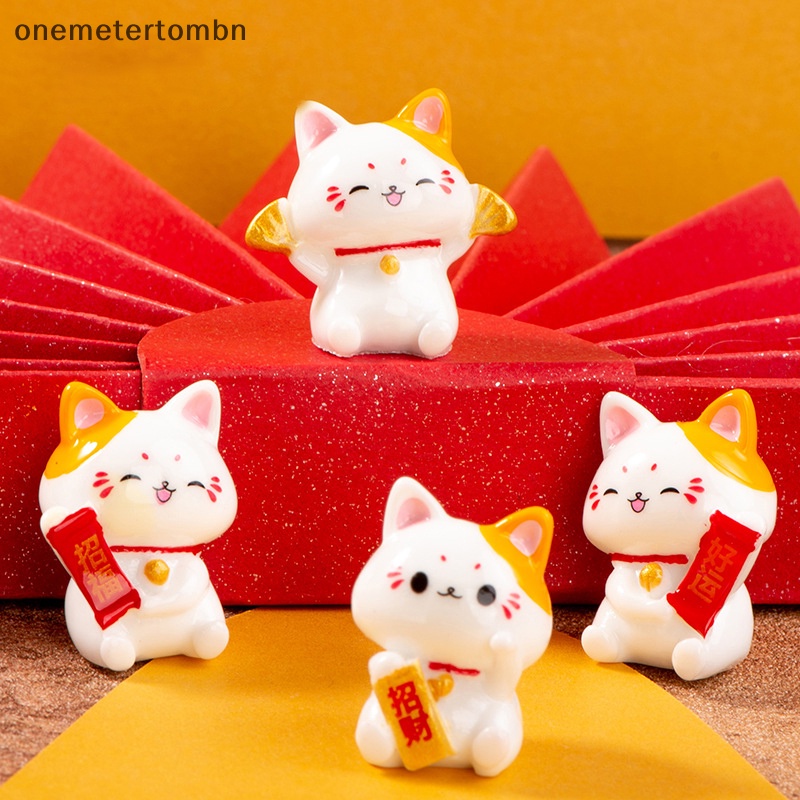 Bn Búp Bê Hình Chú Mèo May Mắn Nhỏ Nhắn Để Bàn Trang Trí