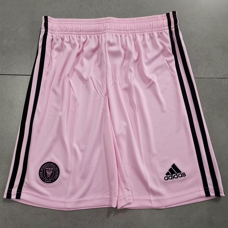Quần short jersey Màu Hồng / Đen Dành Cho Nam Nữ Đội Tuyển Đá Banh inter miami home / away 2324