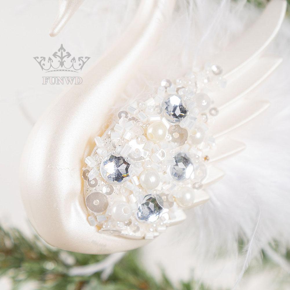 Christmas Decoration Christmas Tree Pendant Cm Exquisite Handmade Feathers
