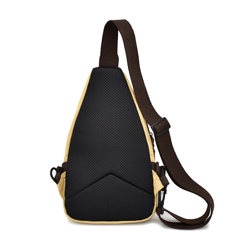 Yg Túi Đeo Chéo Ngực Vải canvas Cỡ Lớn In Hoạt Hình one piece naruto attack on titan Thời Trang Cá Tính Cho Nam