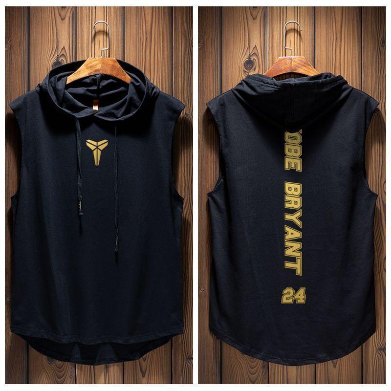 YOUYOU Bộ Quần Áo Thể Thao Bóng Rổ Sát Nách Dáng Rộng Có Mũ Trùm Cá Tính Cho Nam