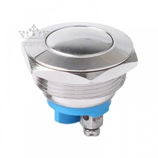 【FUNWD】Easy Install 19mm Metal Momentary Push Button Switch 12V Waterproof On Off Start