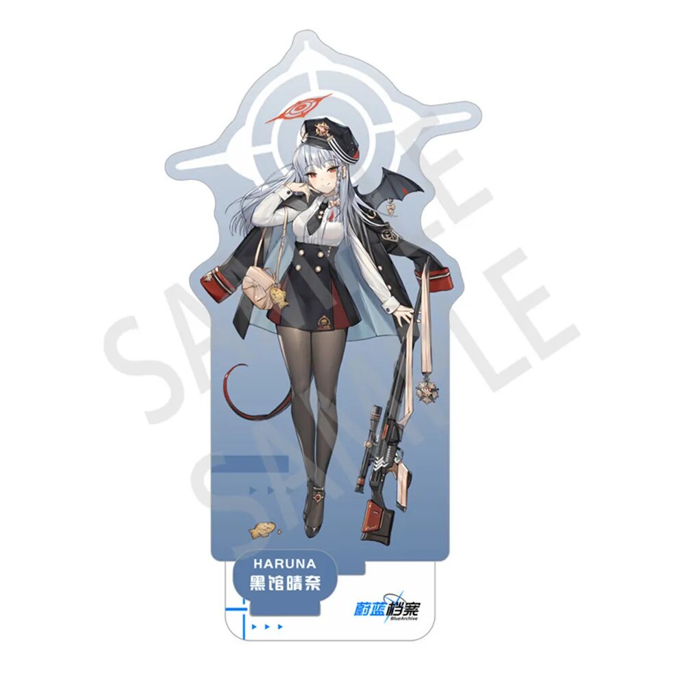Mô hình Standee Blue Archive Animee Takanashi Hoshino Kuromi Serika Phụ kiện trang trí để bàn góc học tập