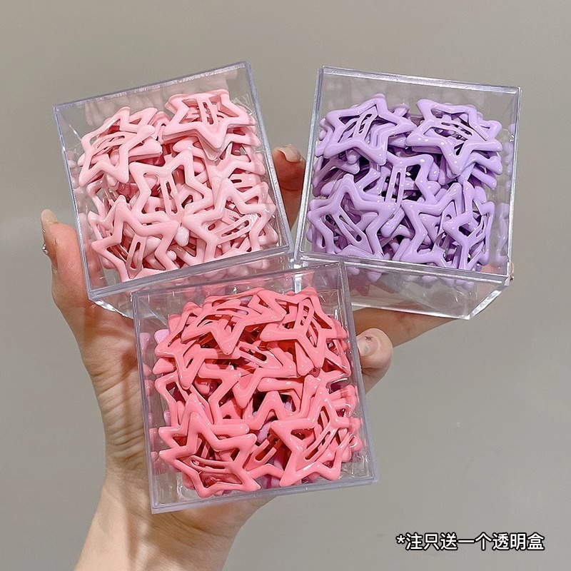 Bộ 42 Kẹp Tóc bb Hình Ngôi Sao Dễ Thương Phong Cách Hàn Quốc Cho Bé Gái