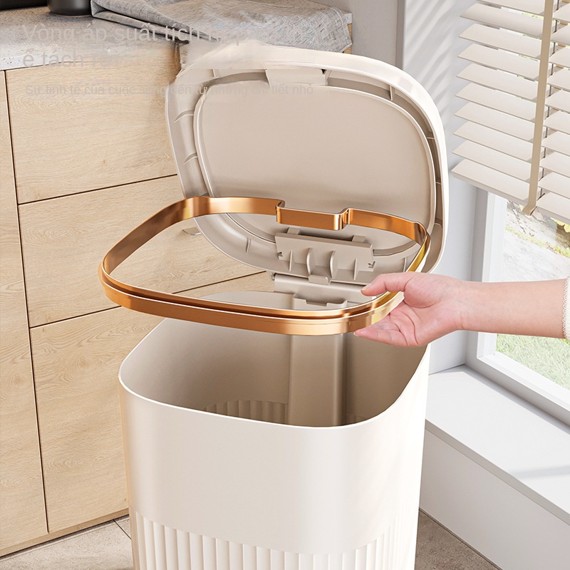 Thùng Rác Có Bàn Đạp Chân Có Nắp Đậy Nhà Tắm / Phòng Khách / Phòng Ngủ Hàng Mới