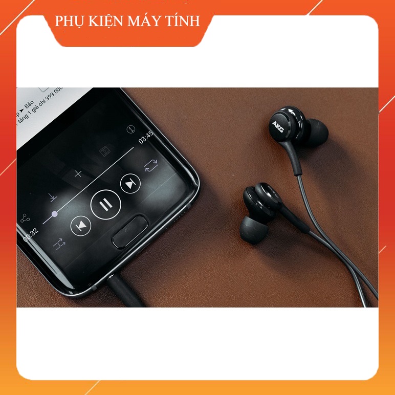 Tai nghe AKG Có Dây Chính Hãng màu đen có micro nhét tai Âm Bass Sinh Động Bảo hành Lỗi 1 đổi 1