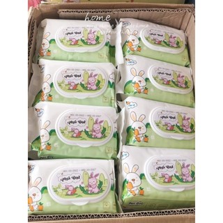 Combo 10 gói Khăn ướt mèo máy doremon Phú Đạt 120 tờ