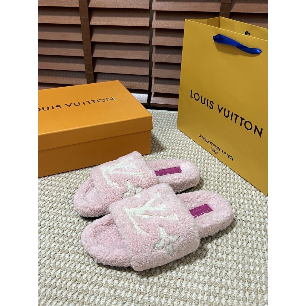 Dép Bông Đi Trong Nhà Chống Trượt Thời Trang Thu Đông Cho Nữ