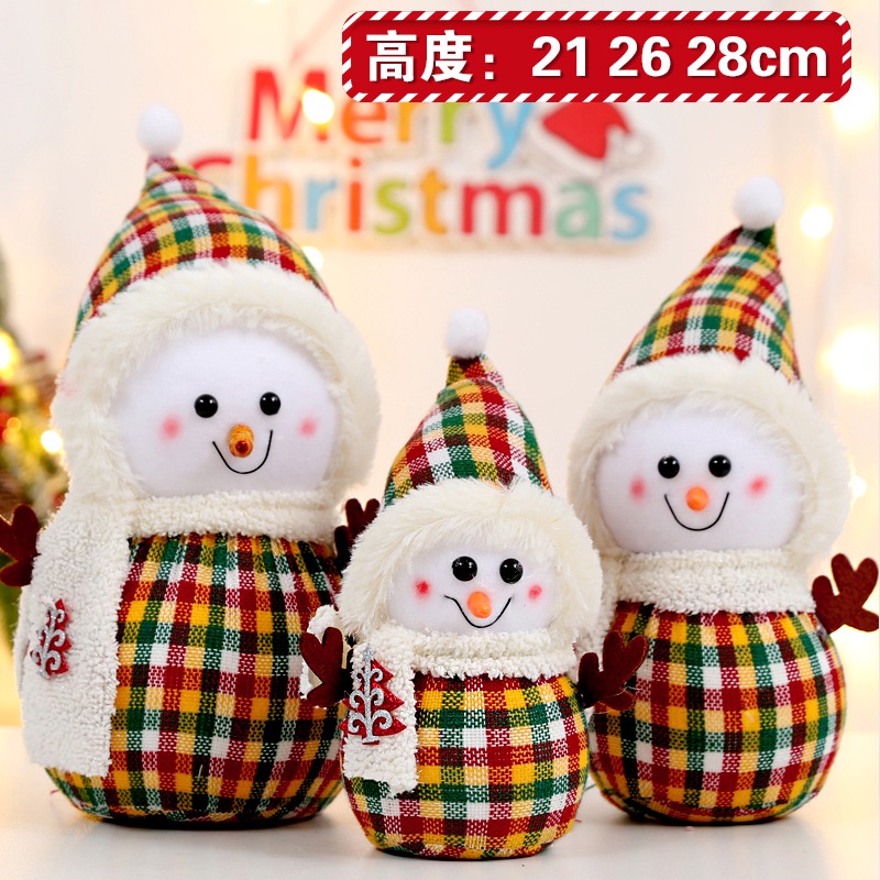 Búp Bê Người Tuyết Trang Trí Giáng Sinh