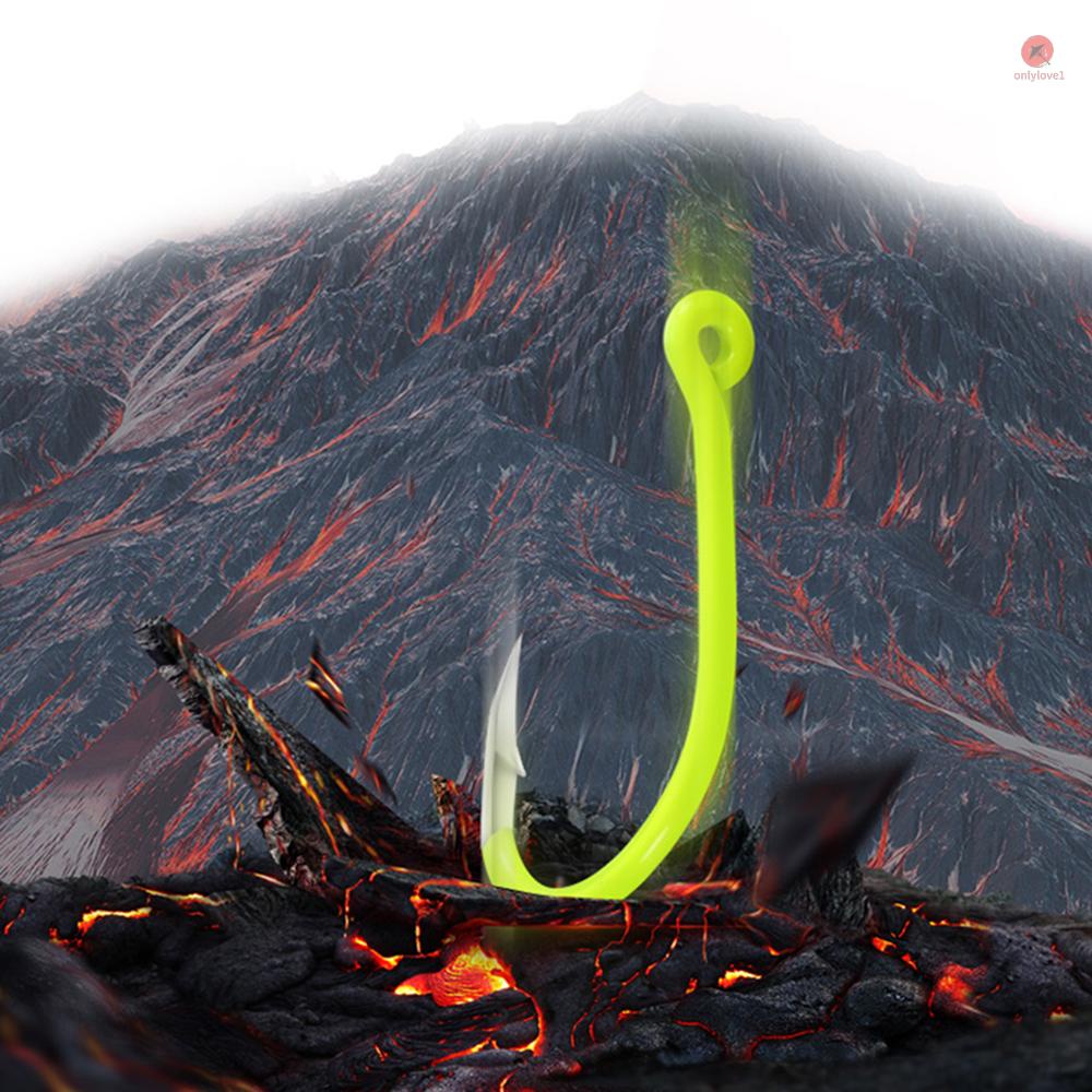 Bộ 50 Móc Câu Cá Bằng Thép carbon Phát Quang Chuyên Dụng