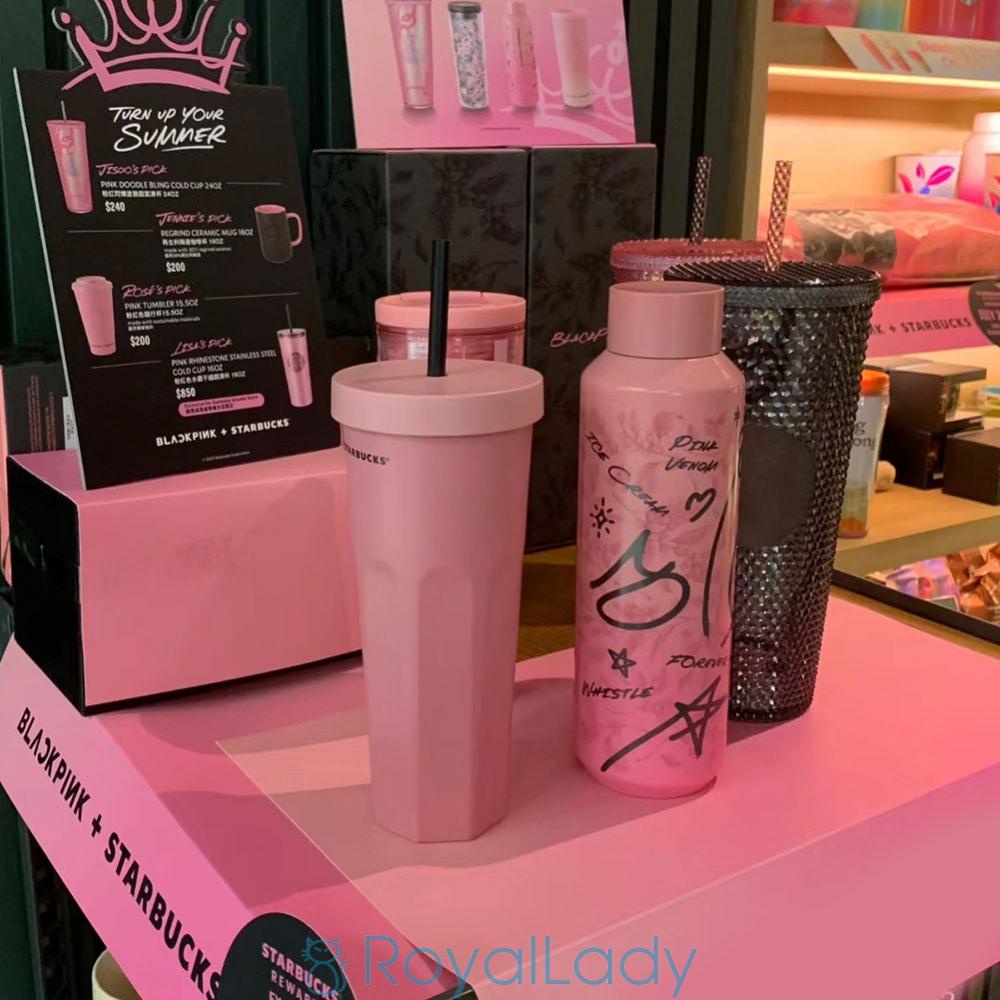 Starbucks Bình Uống Nước 414ml In Hình Nhóm Nhạc blackpink Đẹp Mắt