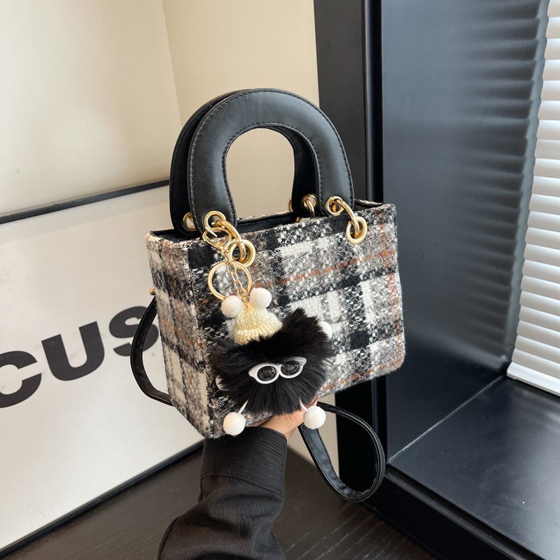 Túi Đeo Chéo Bằng Len Phong Cách Hàn Quốc Thời Trang Mùa Đông 2023