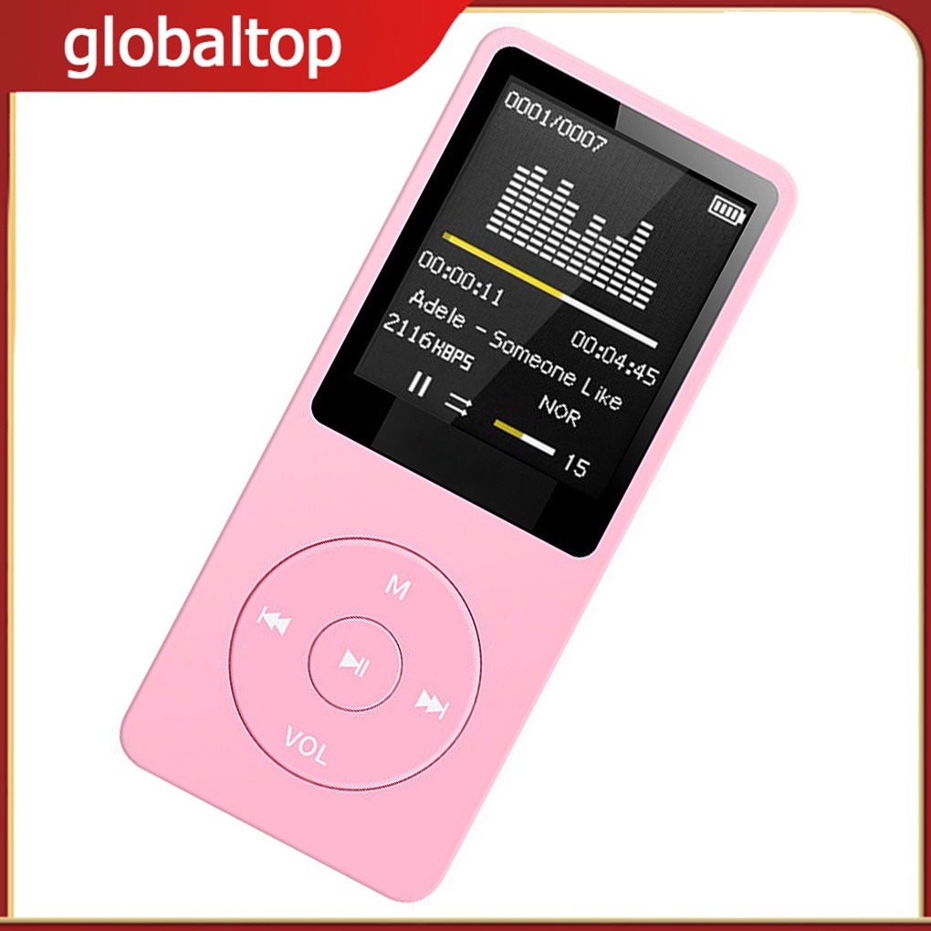 Máy Nghe Nhạc mp3 1 / 2 Có Màn Hình Kỹ Thuật Số Kèm Mic Chuyên Dụng Tập Thể Thao