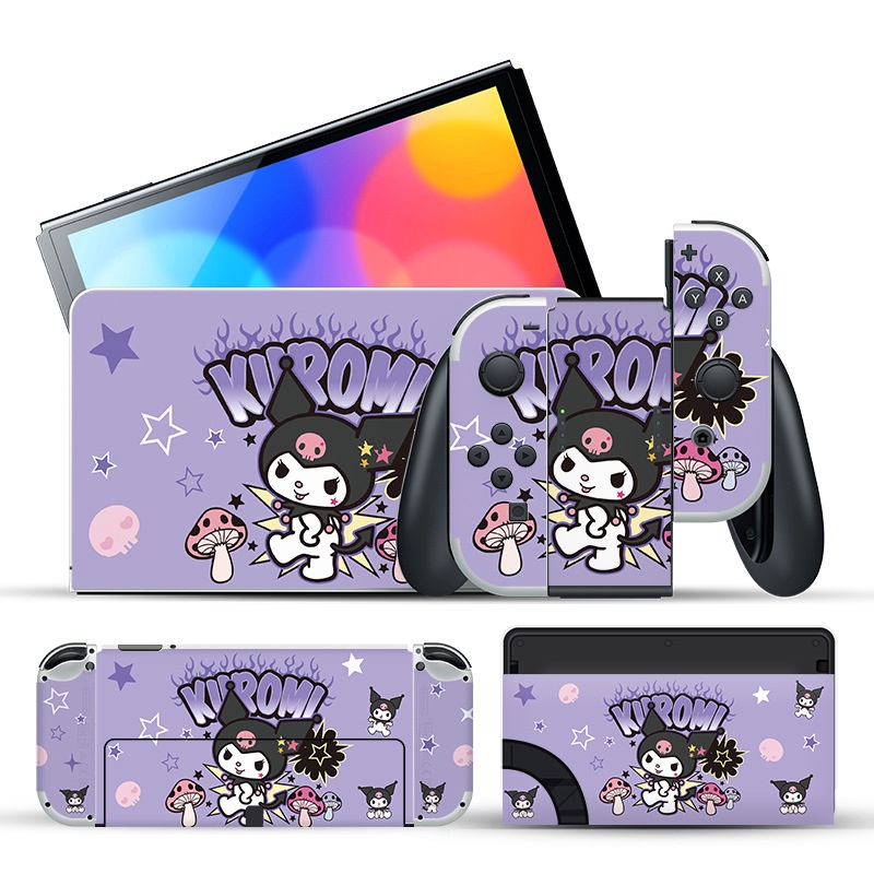 Hoạt Hình Phim Dán Mềm Mại Họa Tiết Độc Đáo Cho Tay Cầm Chơi game nintendo switch