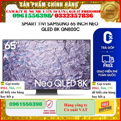 Smart Tivi Samsung 65 inch Neo QLED 8K QN800C  . |