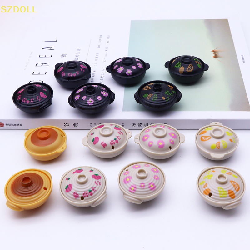 Mô Hình Nồi Nấu Súp mini Trang Trí Nhà Búp Bê 1 / 12