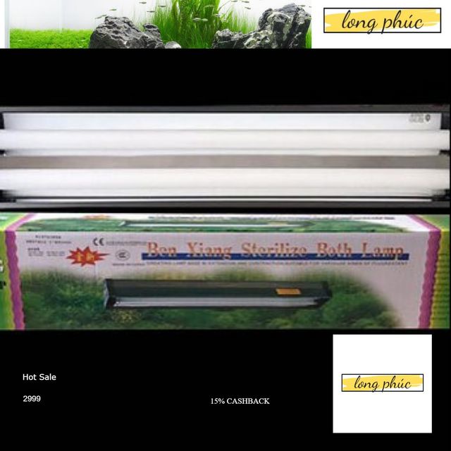 > Mág đèn đôi 2 bóng Benxiang 70cm