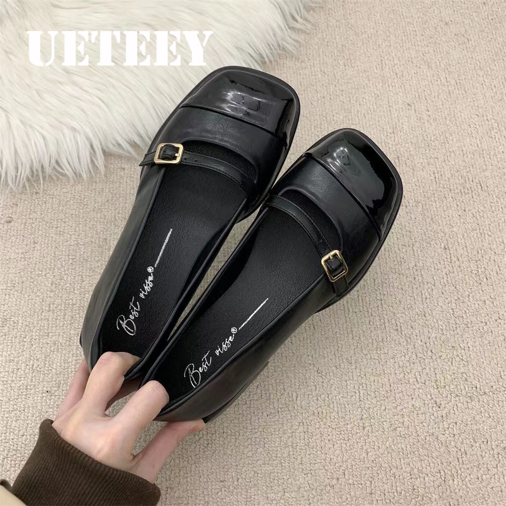 UETEEY  giày búp bê đế cao lolita giày Mary Jane Đế da mềm đế thời trang Thoáng khí Màu sắc đa dạng Hợp thời Thấm hút mồ hôi FLF23A0SRU 43Z231026