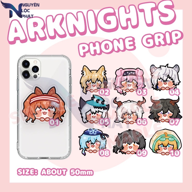 Giá Đỡ Điện Thoại Chất Liệu Acrylic In Hình Anime Skadi nlp shop