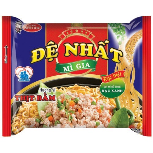 10 Gói MÌ ĐỆ NHẤT THỊT BẰM GÓI 82G (GÓI)