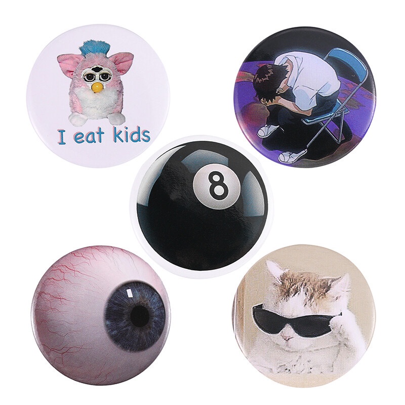 Set 4-5 Ghim CàI ÁO HìNh Chú MèO HoạT HìNh Dễ Thương ThờI Trang Cho Nữ