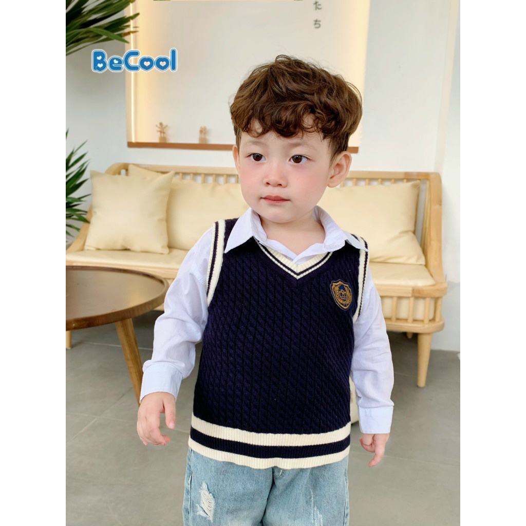 Áo Gile Len Cho Bé Trai Bé Gái Chất Len Cao Cấp Cho Bé Từ 7 đến 27kg BAOBAOKIDS
