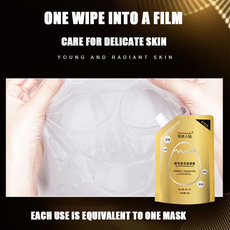 Mặt Nạ Trứng 100g Dưỡng Ẩm Làm Trắng Da Chống Lão Hóa
