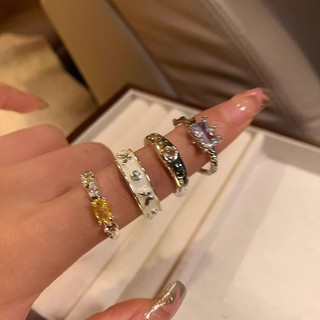 Nhẫn Nữ Đính Đá Pha Lê
