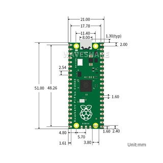 Mạch Raspberry Pi Pico RP2040 TYPE-C (Hỗ trợ lập trình bằng Micropython )