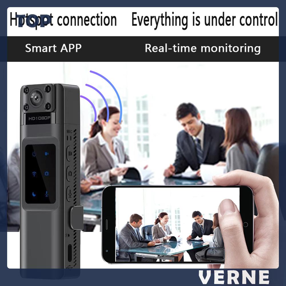 Máy Ghi Hình Kỹ Thuật Số 1080p hd mini wifi Góc Rộng 130 Độ