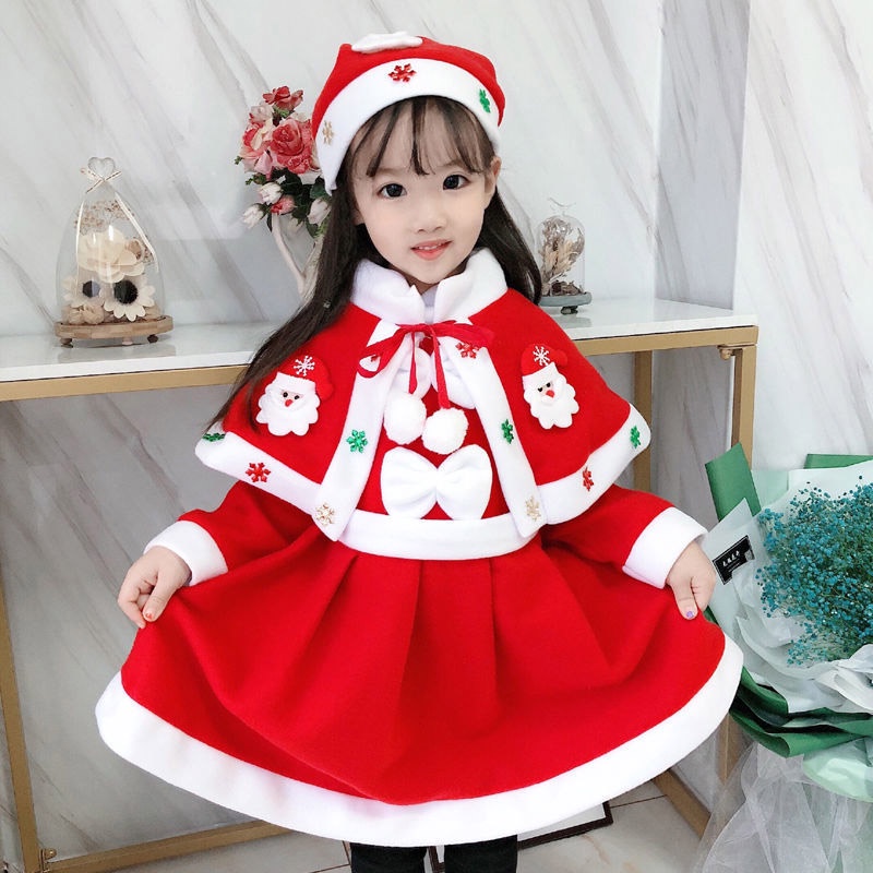 Trang Phục Hóa Trang Ông Già Noel Cho Bé Trai Và Bé Gái Mẫu Giáo Mới