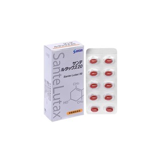 Viên uống bổ mắt Sante Lutax 20 mg hộp 30 viên, Sante Lutax 15+ Vitamin (H/90v) Nhật Bản