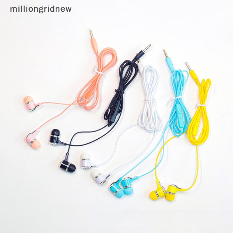 Tai Nghe Thể Thao Có Dây Trong Suốt Thoải Mái Tích Hợp Micro 110cm Dùng Khi Tập gym mgn