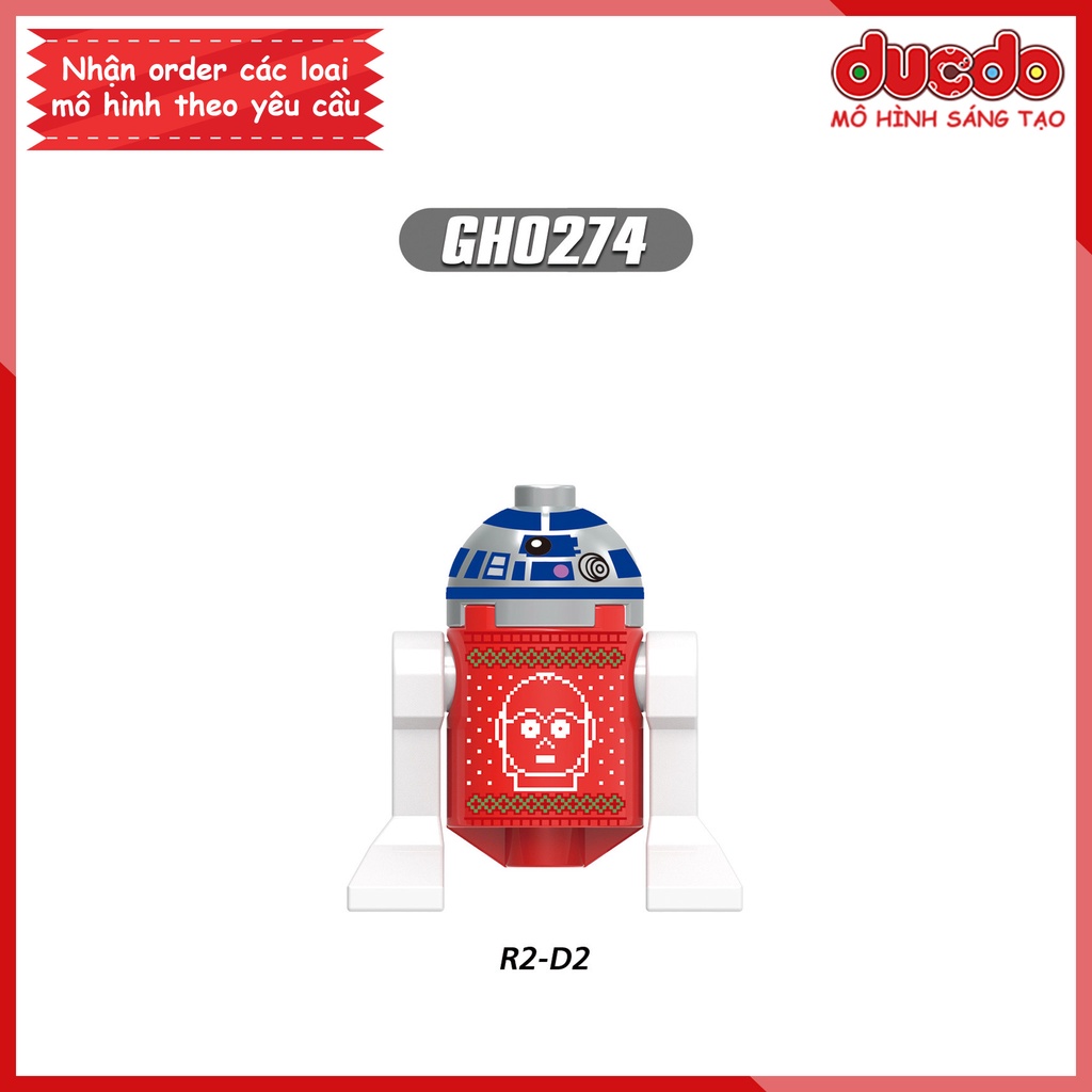 Minifigures các nhân vật hóa trang giáng sinh Noel tuyệt đẹp - Đồ chơi Lắp ghép Xếp hình Mini Mô hình XINH G0135