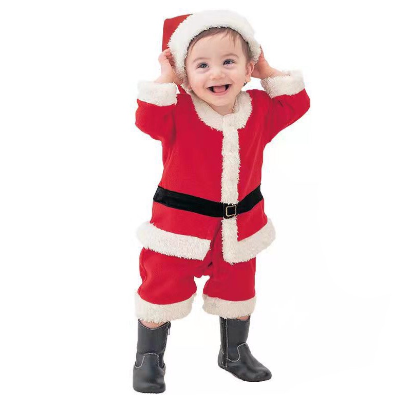 Bộ noel cho bé trai bé gái đầm noel cho bé gái đi chơi Giáng Sinh, đồ hoá trang Noel