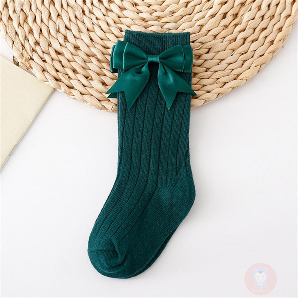 Laa6- Tất Dệt Kim Công Chúa Thắt Nơ Ngọt Ngào Cho Bé Gái Dự Tiệc Cưới Du Lịch