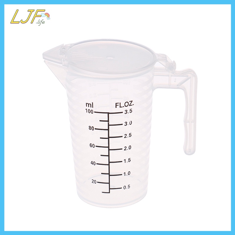 Bình Đựng Bột Làm Bánh Trong Suốt Có Nắp Đậy Thể Tích 100 / 250 / 500ml vn