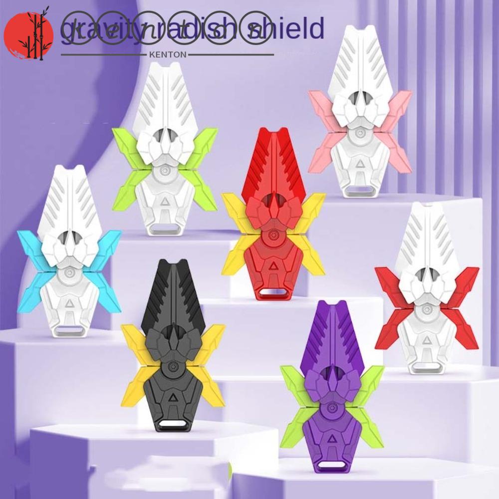 Kenton Đồ Chơi Mô Hình Cà Rốt 3d mini Màu Xanh Lá / Tím / Xanh Lá / Tím / Trọng Lực Mặt Dây Chuyền Xoay