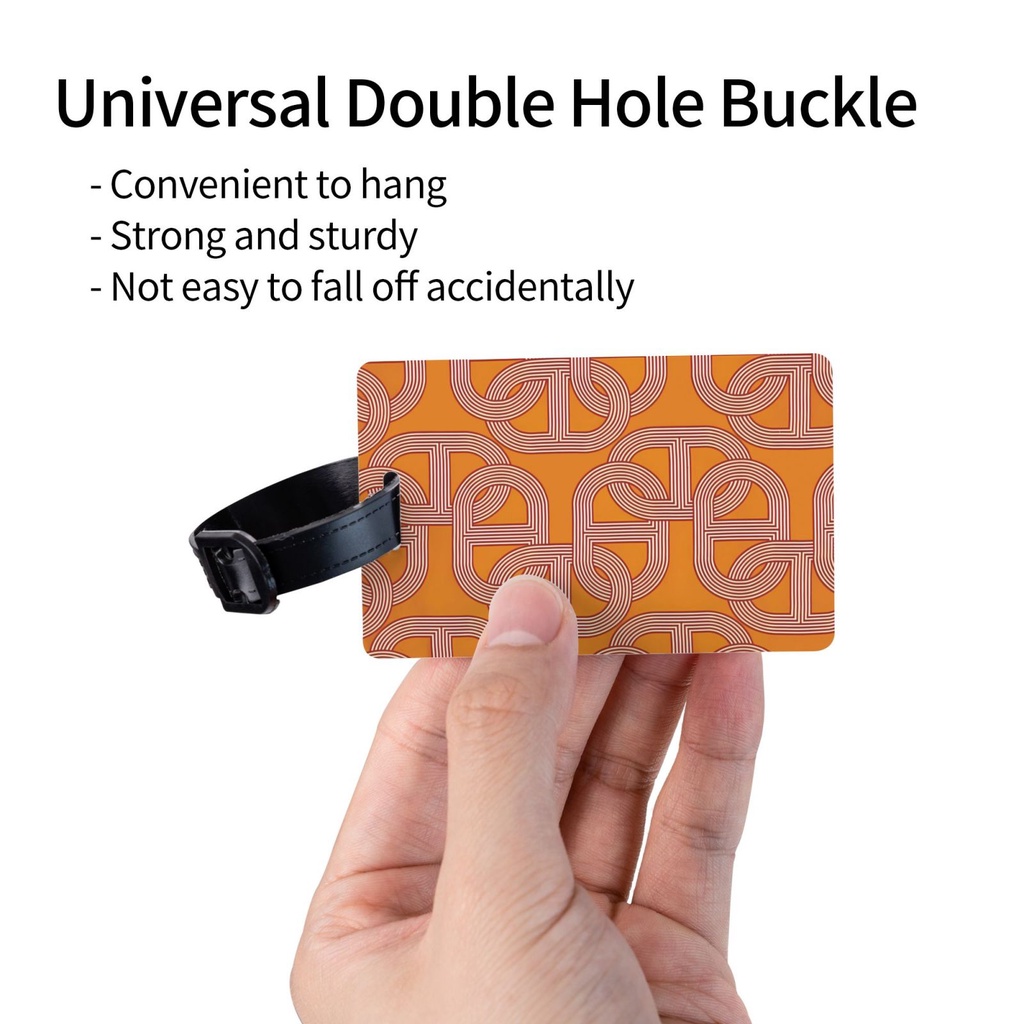 Herme Thẻ Hành Lý Bằng Nhựa pvc 5.4 * 8.5cm