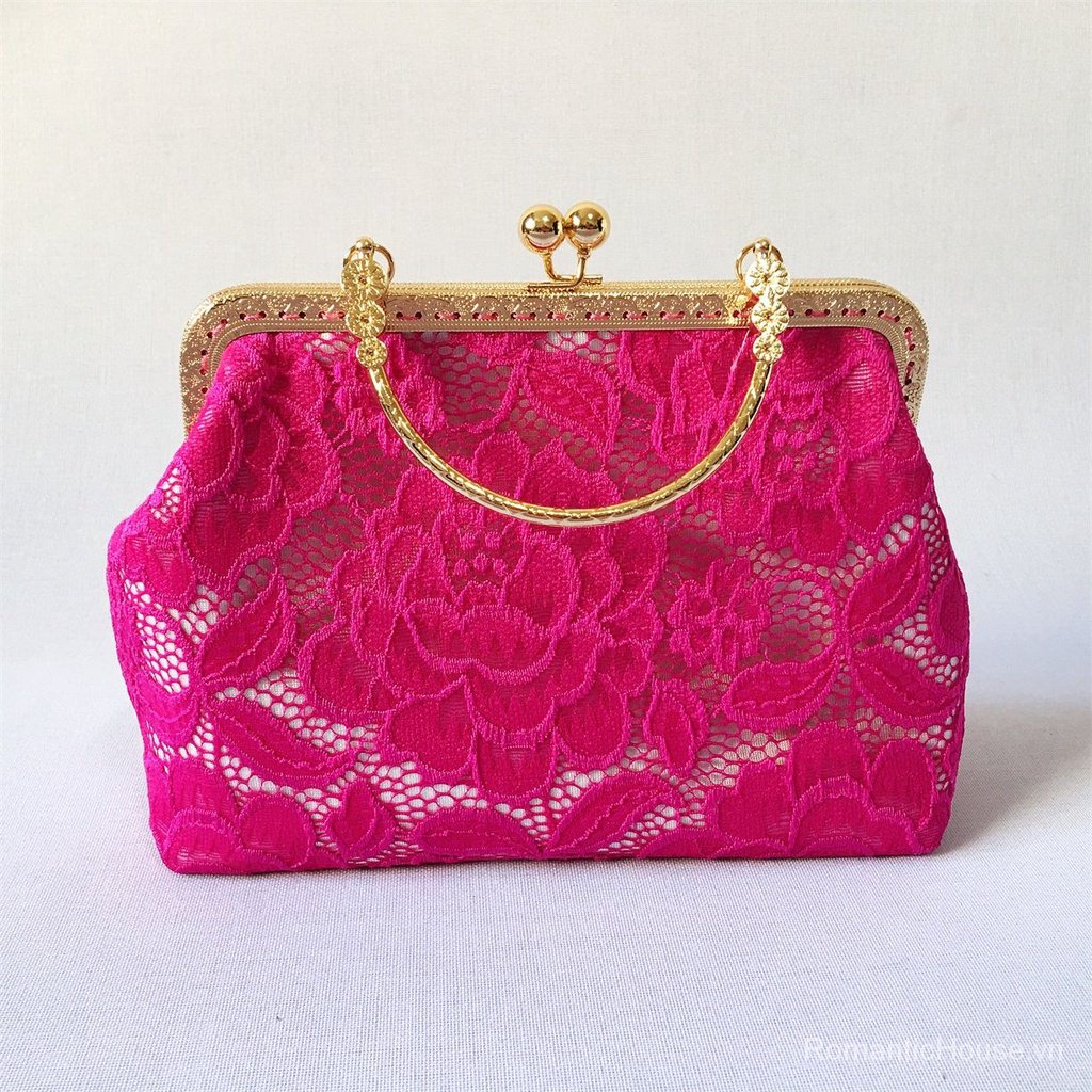 Túi Đeo Chéo Phối Ren Mẫu Mới 2019 Thời Trang Cho Nữ