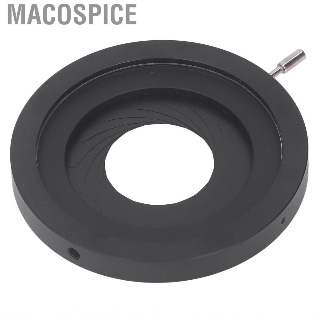 Macospice Adjustable Aperture 2‑50mm Iris Diaphragm Manual Mechani US