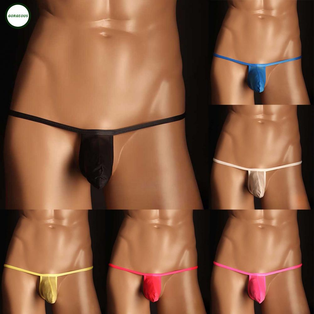 New Coming~Underwear Black Blue Ice Silk Low Waist New Pink Pouch Red Solid Color#Home Essentialses