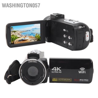 Washington057 Máy Quay Phim Có Điều Khiển Từ Xa 56M 4K 30FPS Hồng Ngoại Nhìn Đêm 18X Zoom 3.0in Màn Hình Cảm Ứng IPS Vlog Camera Chụp Ảnh