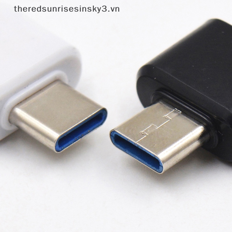Set 2 Đầu Chuyển Đổi Dữ Liệu otg Từ usb type c Sang usb 2.0 Cho Điện Thoại