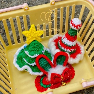 Phụ kiện noel - phụ kiện kẹp tóc, móc khóa noel