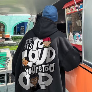 8XL áo hoodie nam áo khoác cổ đứngform rộng big size tới 120kg Nhung Mềm Dáng Rộng Dài Tay In Chữ Phong Cách Mỹ Thời Trang Cho Nam