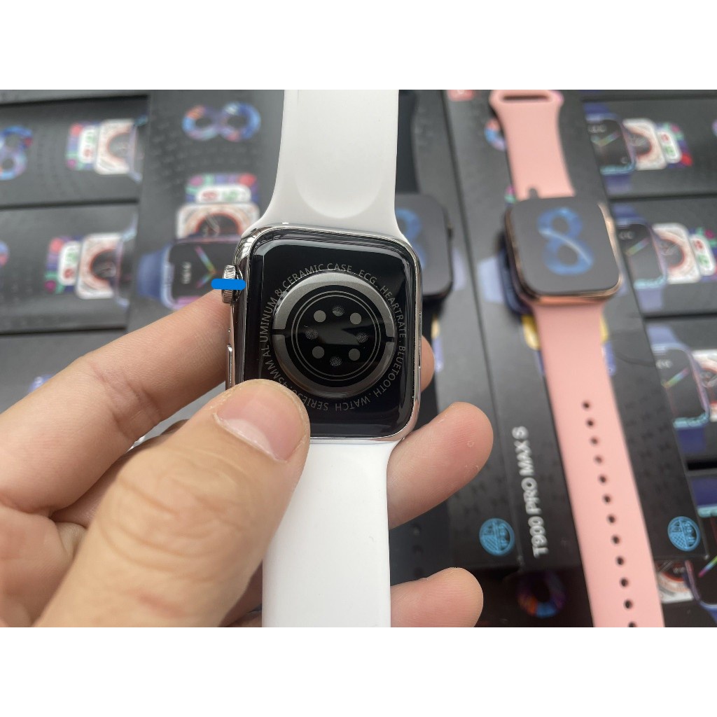 Đồng Hồ Thông Minh Smartwatch Nam Nữ T900 PRO MAX S Màn Hình 1,99 - Vỏ Thép - Cảm Ứng - Nghe Gọi - Kháng Nước IP68